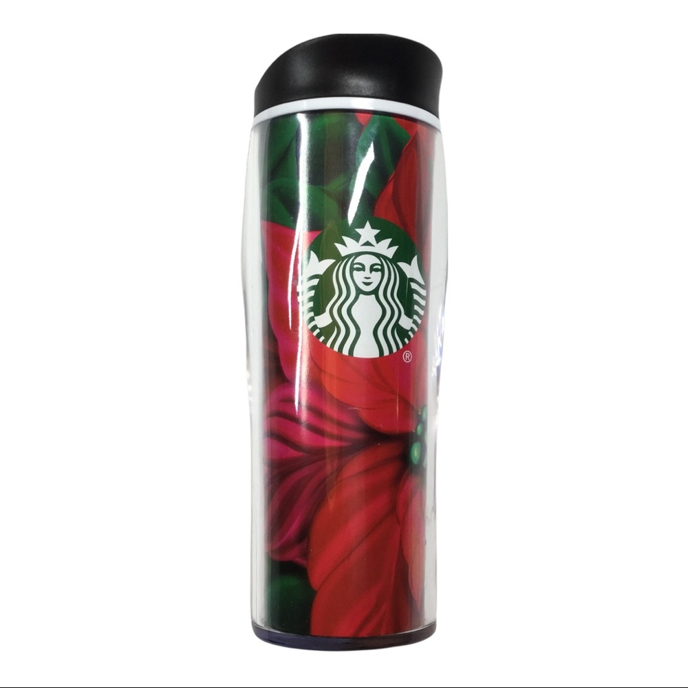 Starbucks Christmas Poinsettia Travel mug, 16oz. 2020.